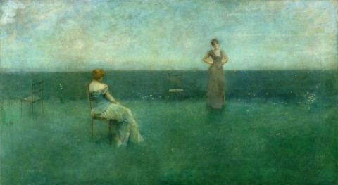 Thomas Wilmer Dewing - The Recitation 1891